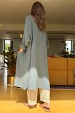 Made in Italy Paulo Pillow Cotton Sailor Dress Slate /8 =